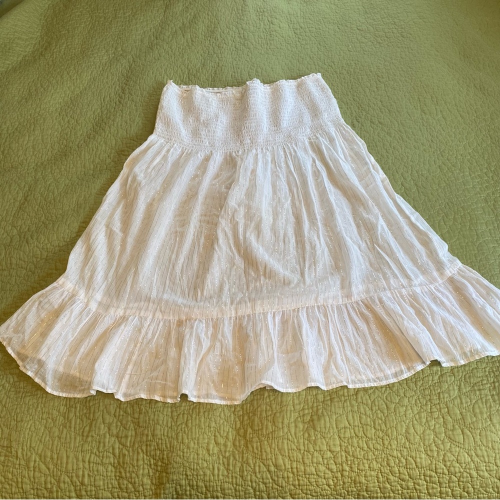 Shimmery swim coverup
